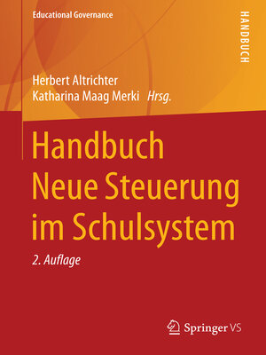 cover image of Handbuch Neue Steuerung im Schulsystem